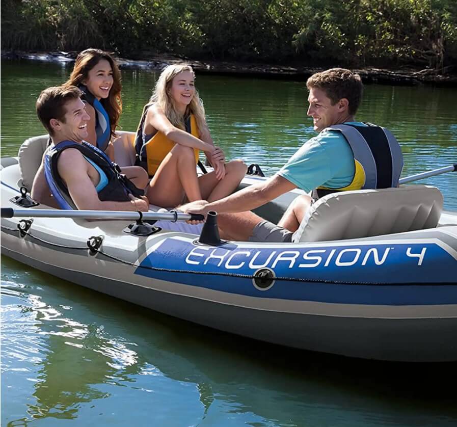 เรือยาง INTEX EXCURSION 4 นั่งได้ 4 คน อุปกรณ์ครบพร้อมปั๊มลม_10